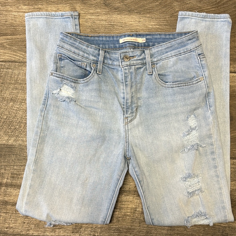 Levi 721 Hi Rise Skinny Jeans